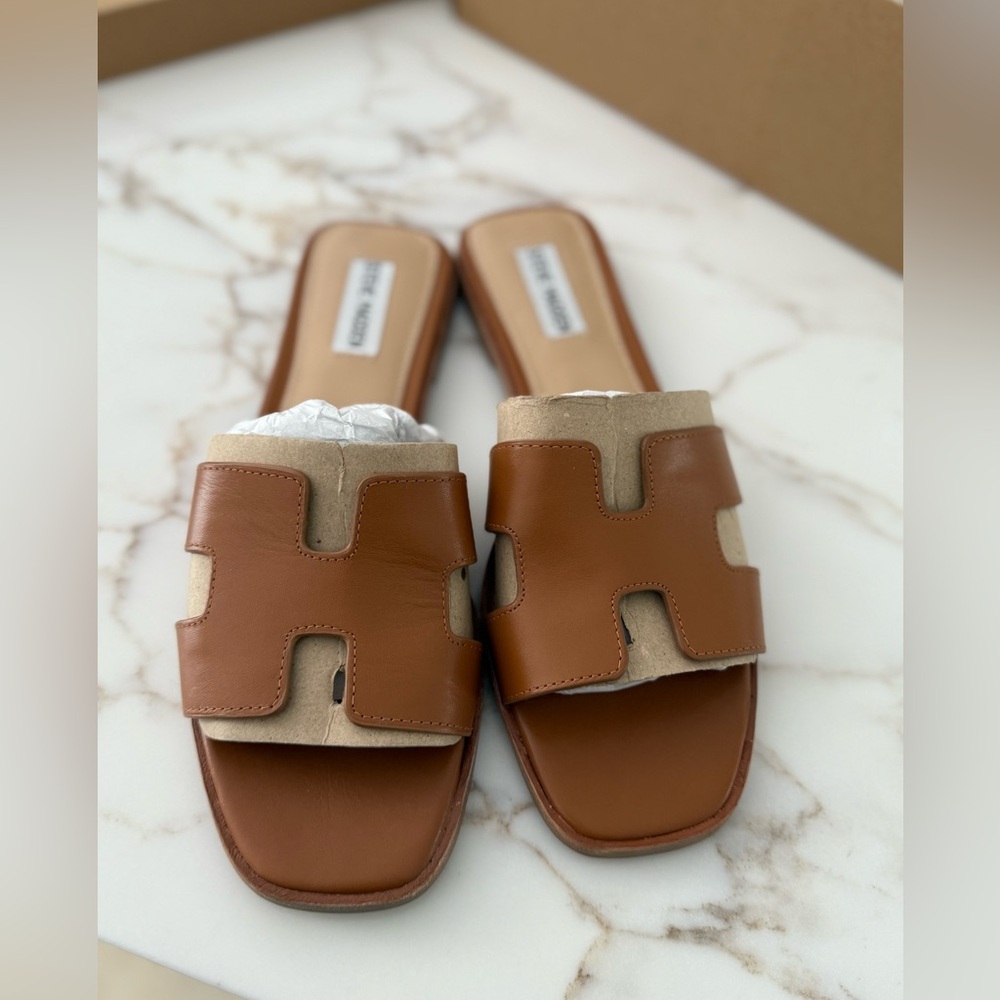 Haydn Cognac Steve Madden Sandals